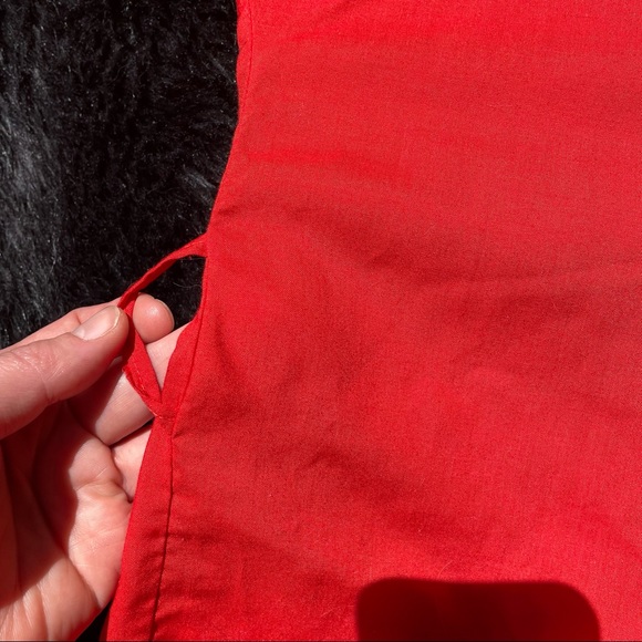 Vintage dragon embroidered kimono house coat Unisex design China red - Picture 11 of 11